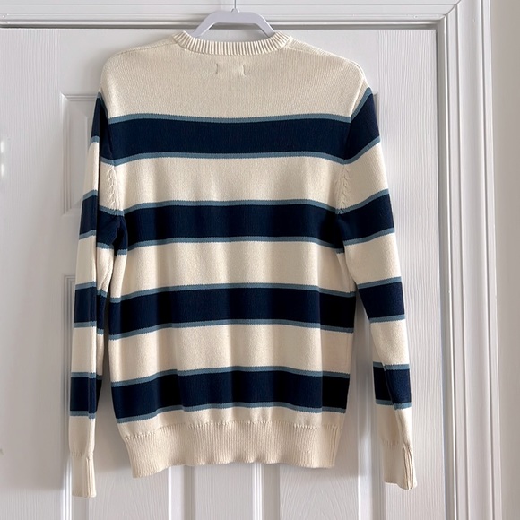 Men’s Chaps Crewneck Striped Sweater - L - Picture 2 of 4